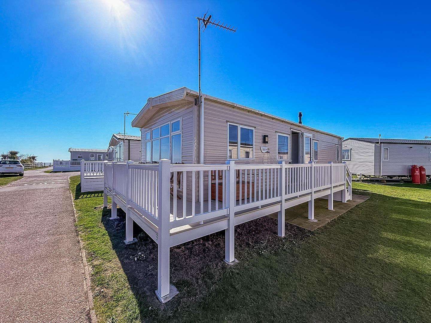 Whether it’s a romantic escape or a family adventure, Pakefield Holiday Park in Lowestoft, East Anglia, offers cosy caravans with decking and easy access to the stunning Suffolk beaches UK. - property