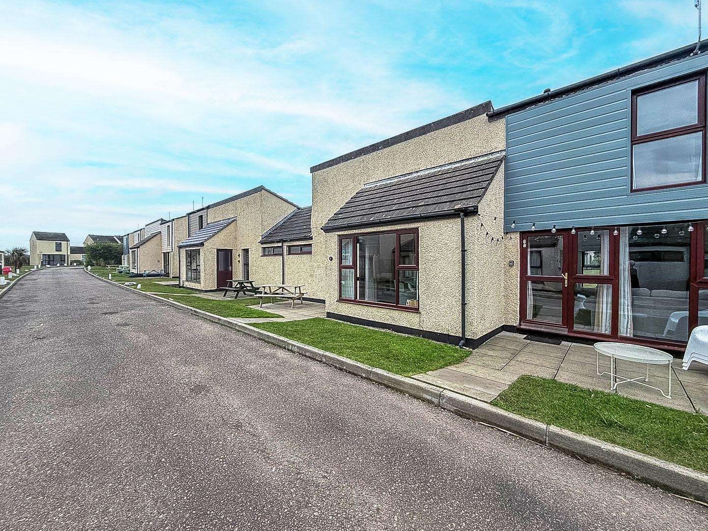 Choose this bungalow located on Perran View Holiday Park for a relaxing and fun-filled getaway by the Cornish coast. - property