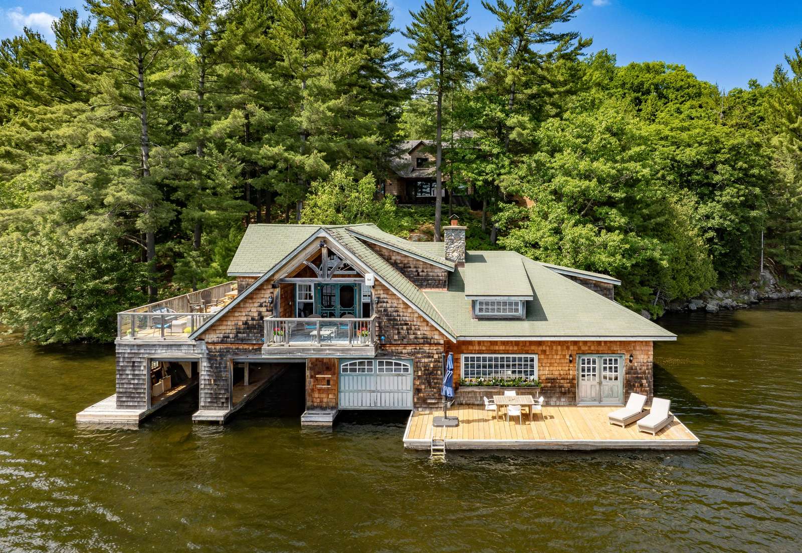 Boathouse & Upper Living Area