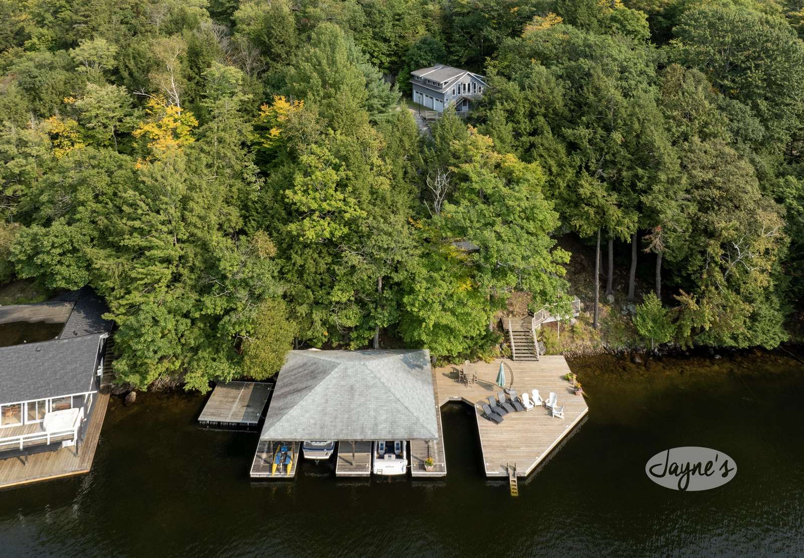 Boathouse & Bunkie Arial View