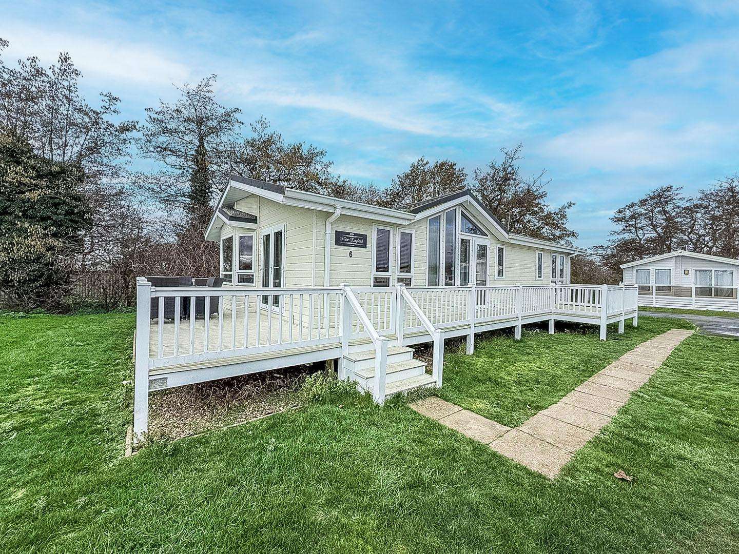Indulge in a truly relaxing getaway by booking this beautiful 6 berth, dog-friendly lodge with decking, located on Manor Park Holiday Park, Hunstanton for your 2026 UK getaway. - property