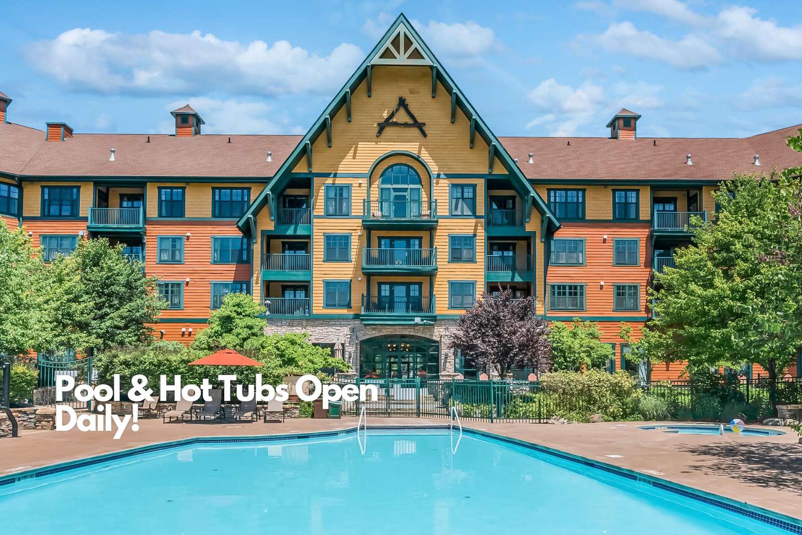 Heated Pool Hot Tubs Sauna Gym Mtn Front Appalachian @ Mtn Creek #428 Preview 0