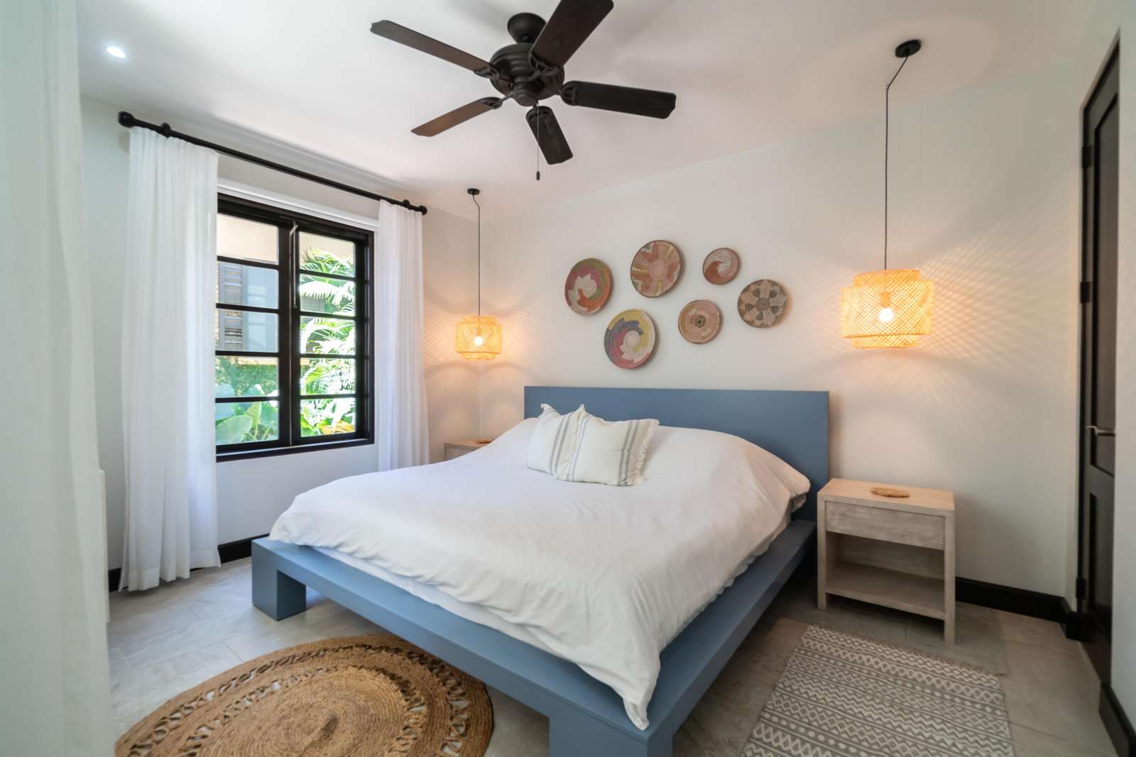 Bedroom with king bed