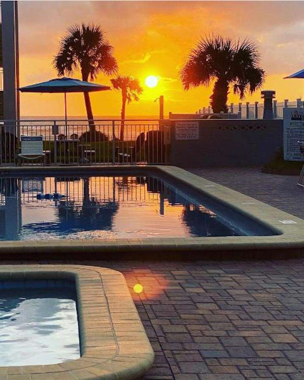 NSB's most beautiful sunsets just outside your door - property