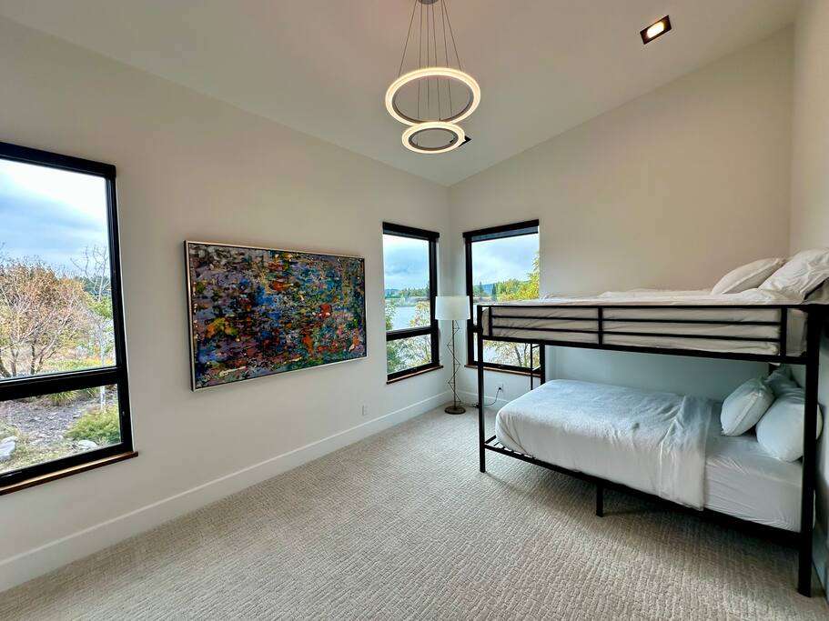 Bedroom #3 Queen over Queen bunk bed