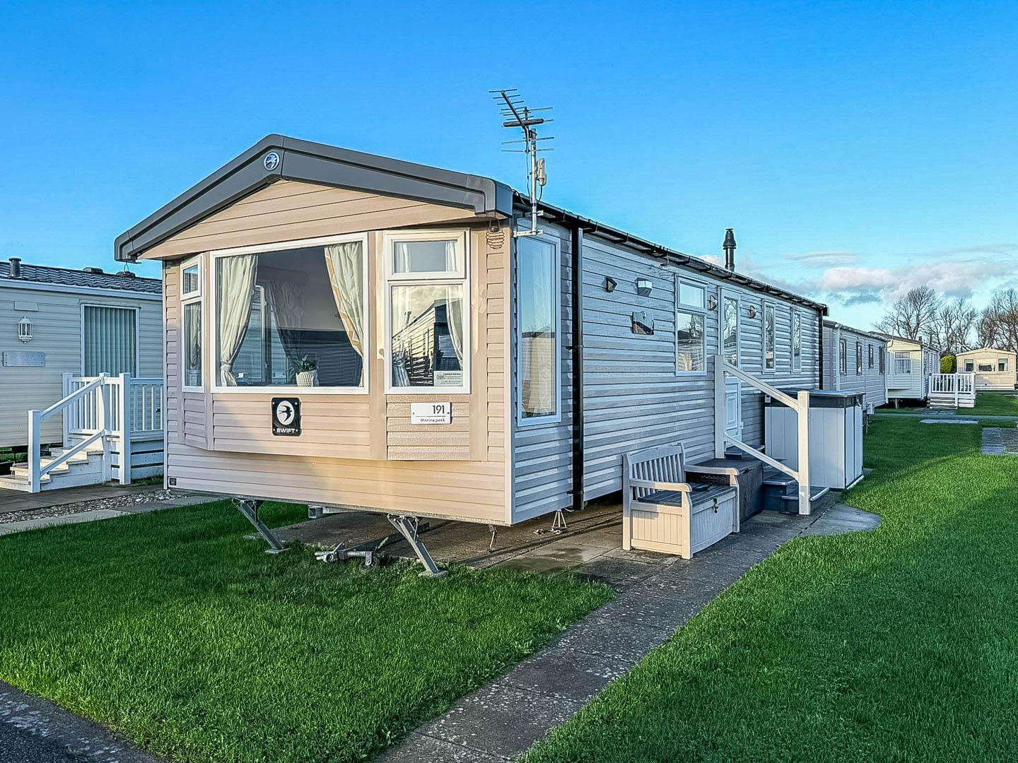 Discover the stunning beauty of the Welsh coast with a memorable family holiday at this 6 berth caravan located on Marine Holiday Park in the lovely seaside town of Rhyl, North Wales. - property