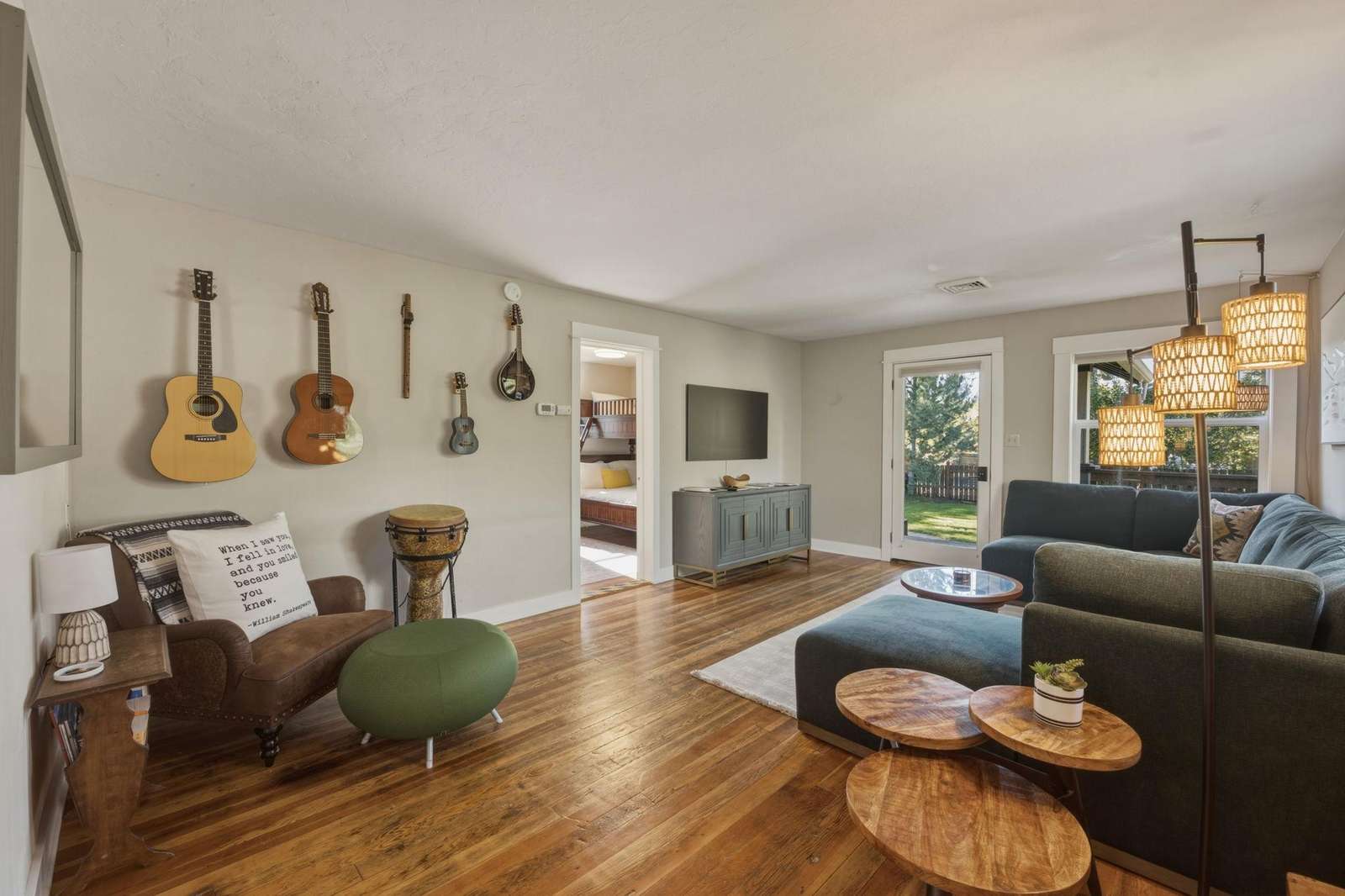 Welcome to Westside Vibes! Several musical instruments await your Bend jam - property