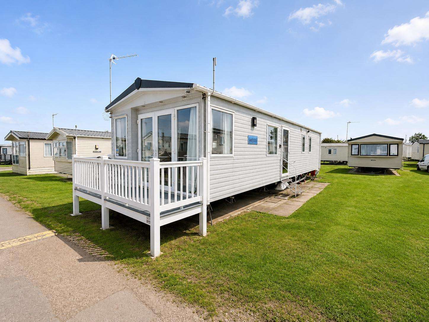 Explore the Suffolk coast with a stay at this stunning caravan on Pakefield Holiday Park in Suffolk. - property