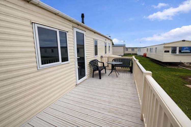 50050F⭐ – Fulmar, 3 bed, 8 berth caravan with decking, D/G & C/H. Opal rated. Preview 0