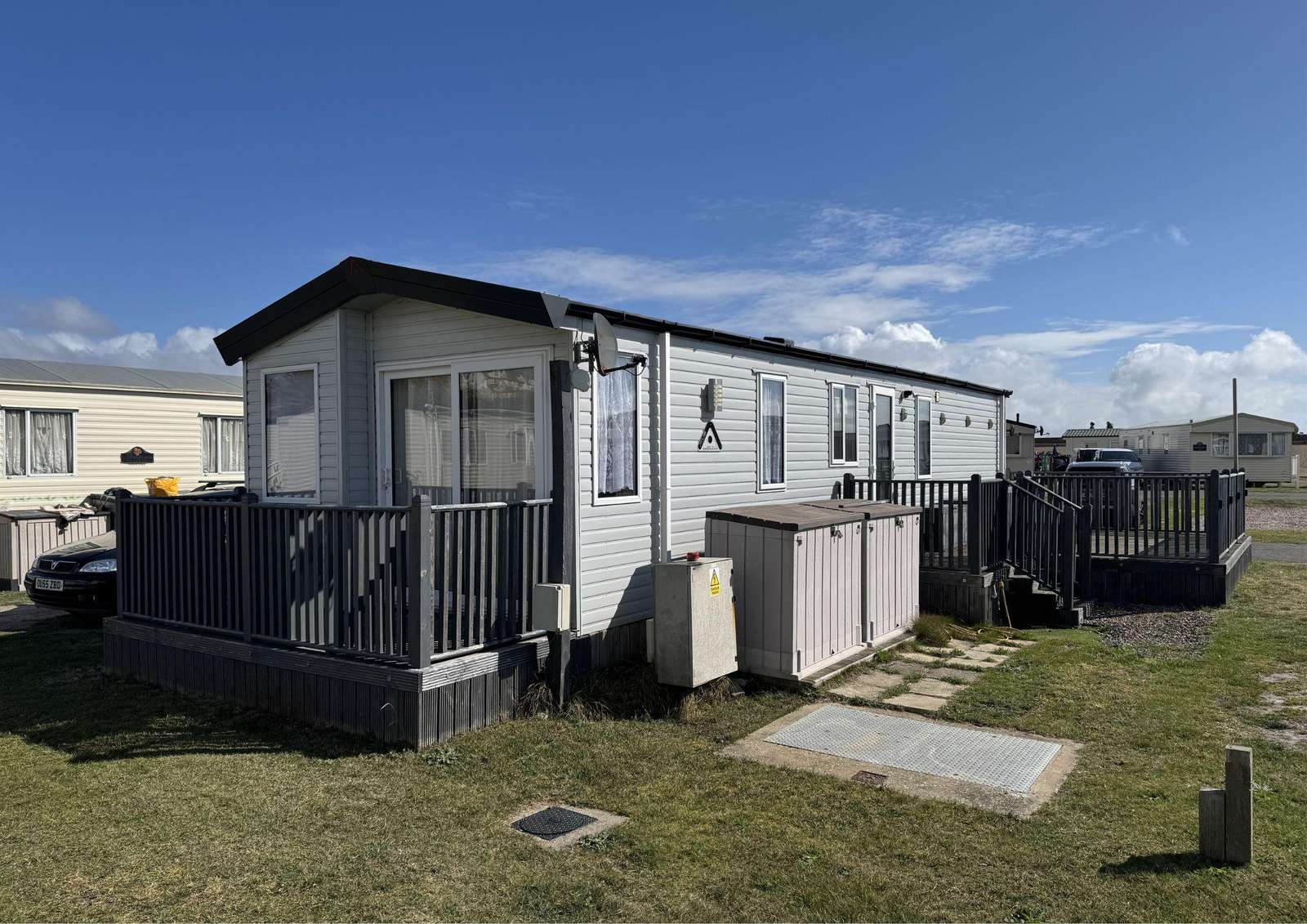 Enjoy a stay at the most easterly holiday park in the country. This 6 berth caravan on North Denes is perfect for a peaceful weekend away with the family. - property