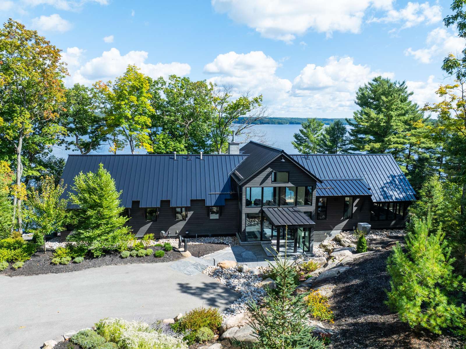 Spacious retreat surrounded by lush greenery and stunning views