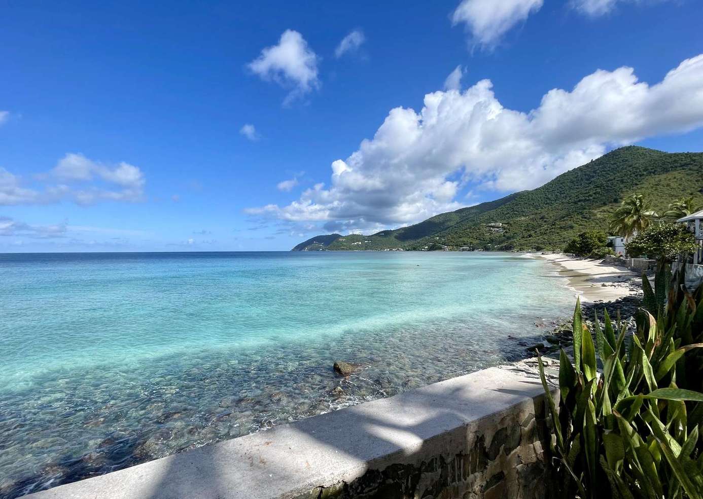Stunning oceanfront view with crystal-clear turquoise waters