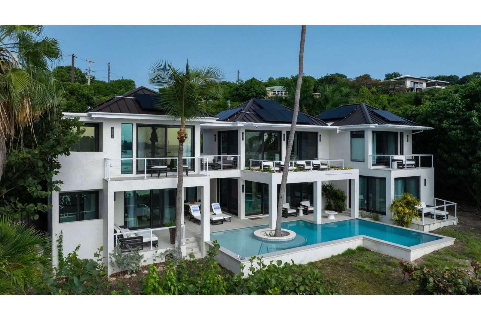 Spacious modern villa with private pool and ocean views - property