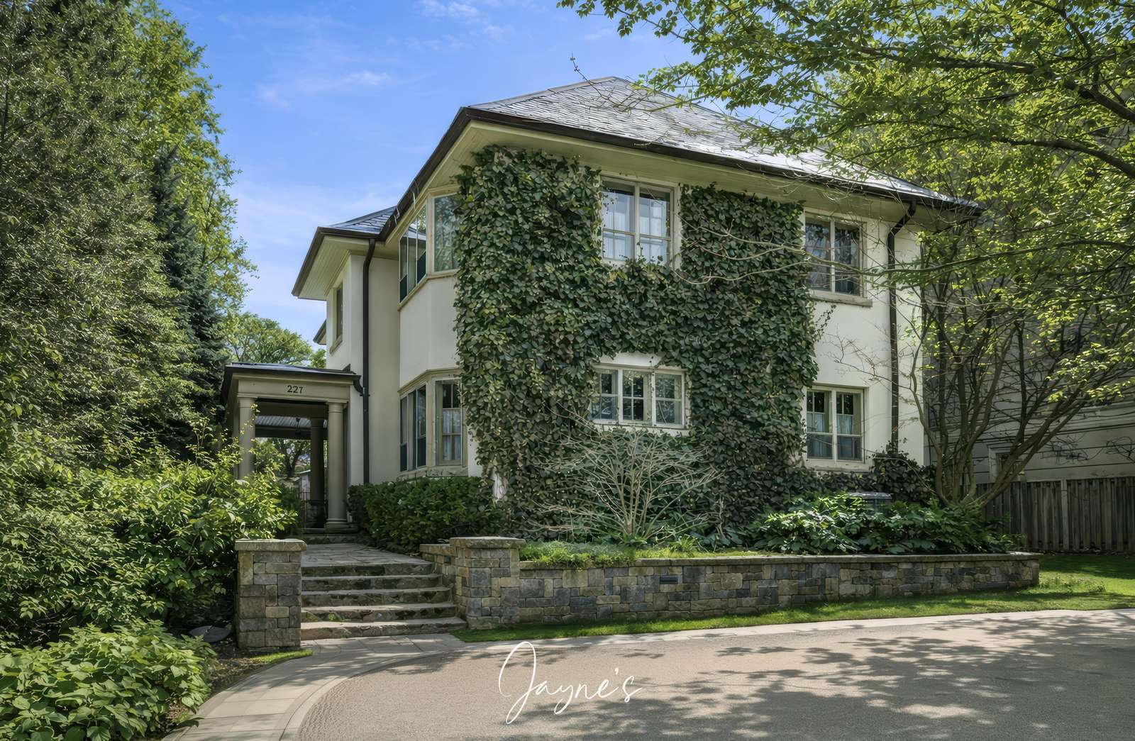 Urban home with lush garden Back Yard - property