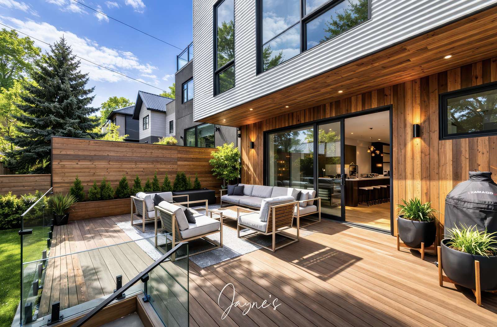 Main Back Deck & Seating