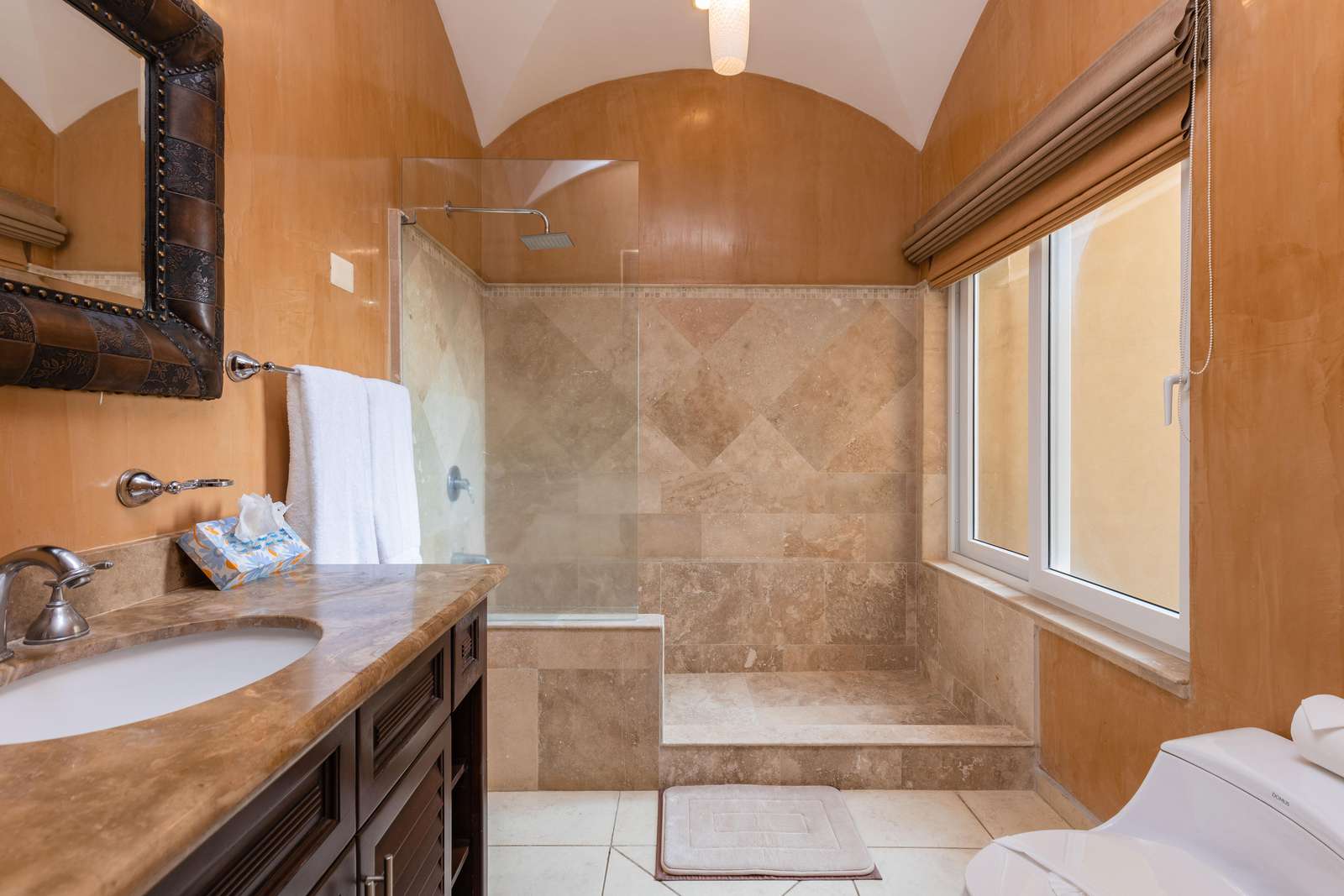 Master bathroom, Large walk in shower