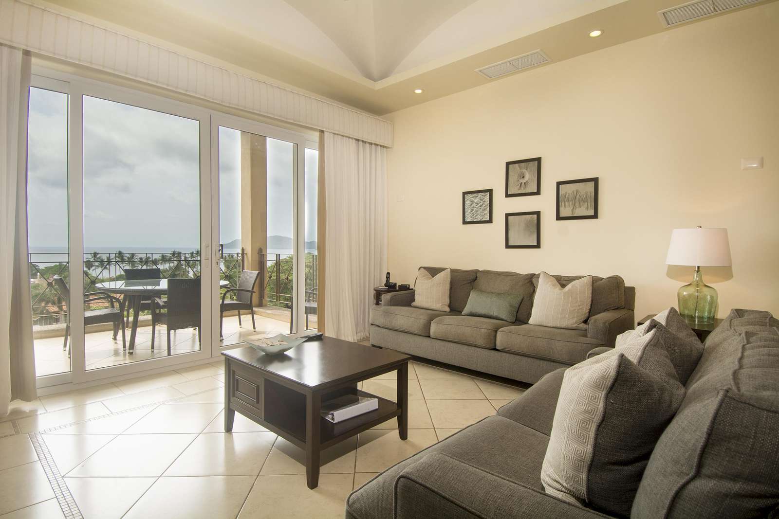 Living area with amazing ocean views