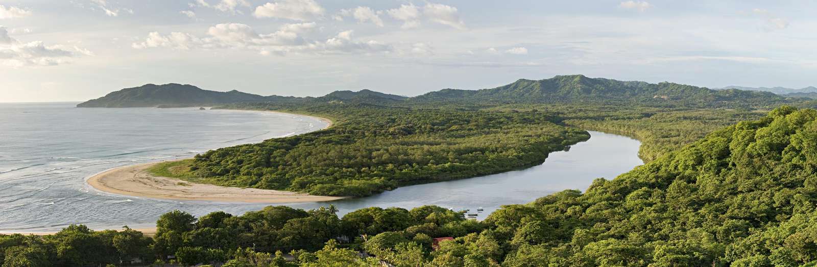 Aerial view of Las Baulas National Park