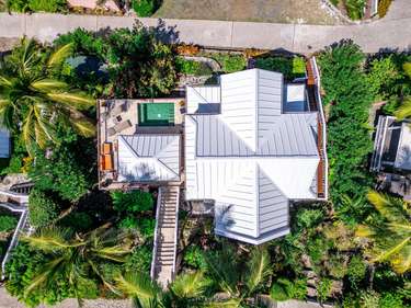 Secluded tropical retreat with private pool and lush gardens