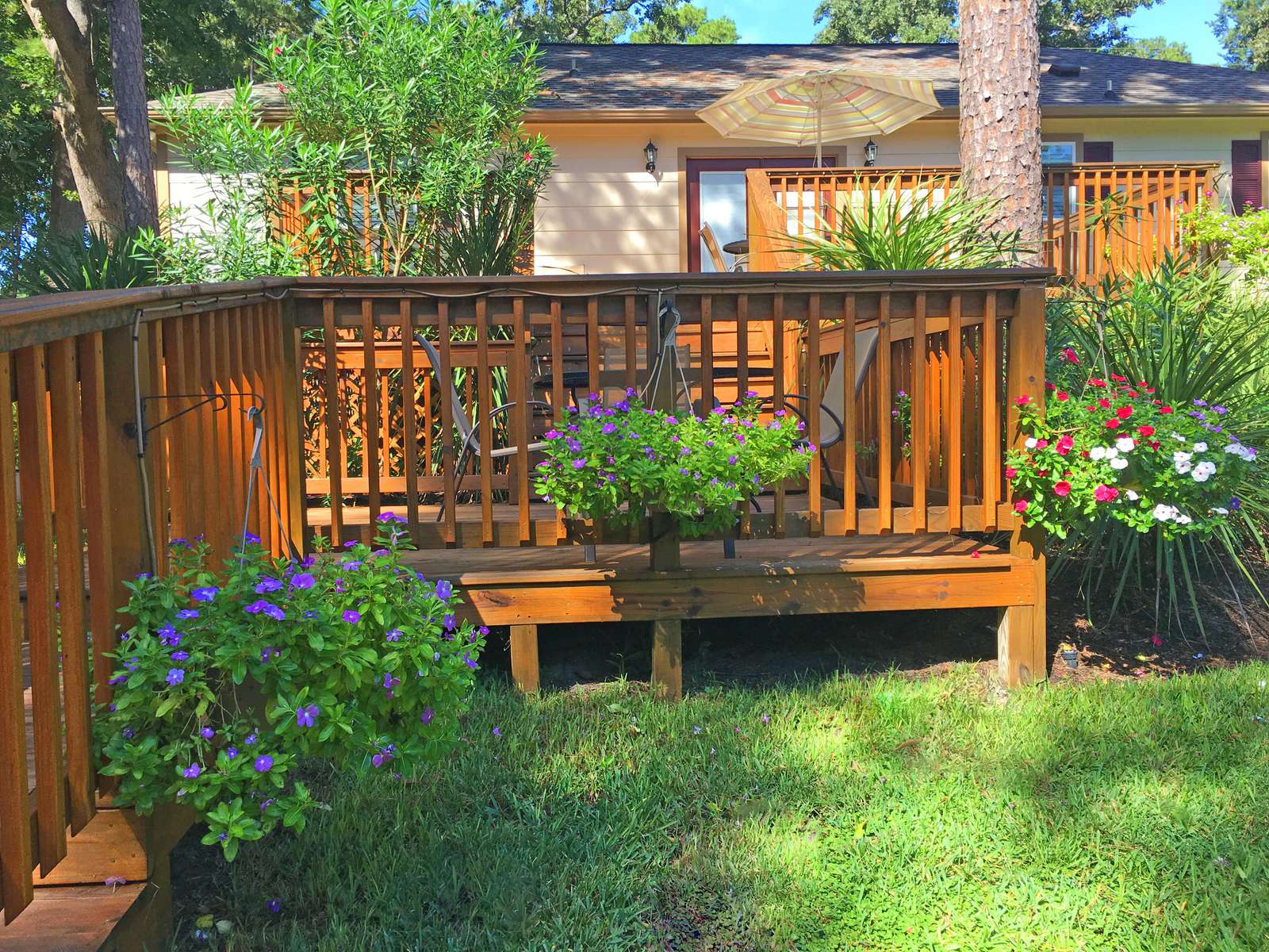 Summertime brings loads of color to our properties.