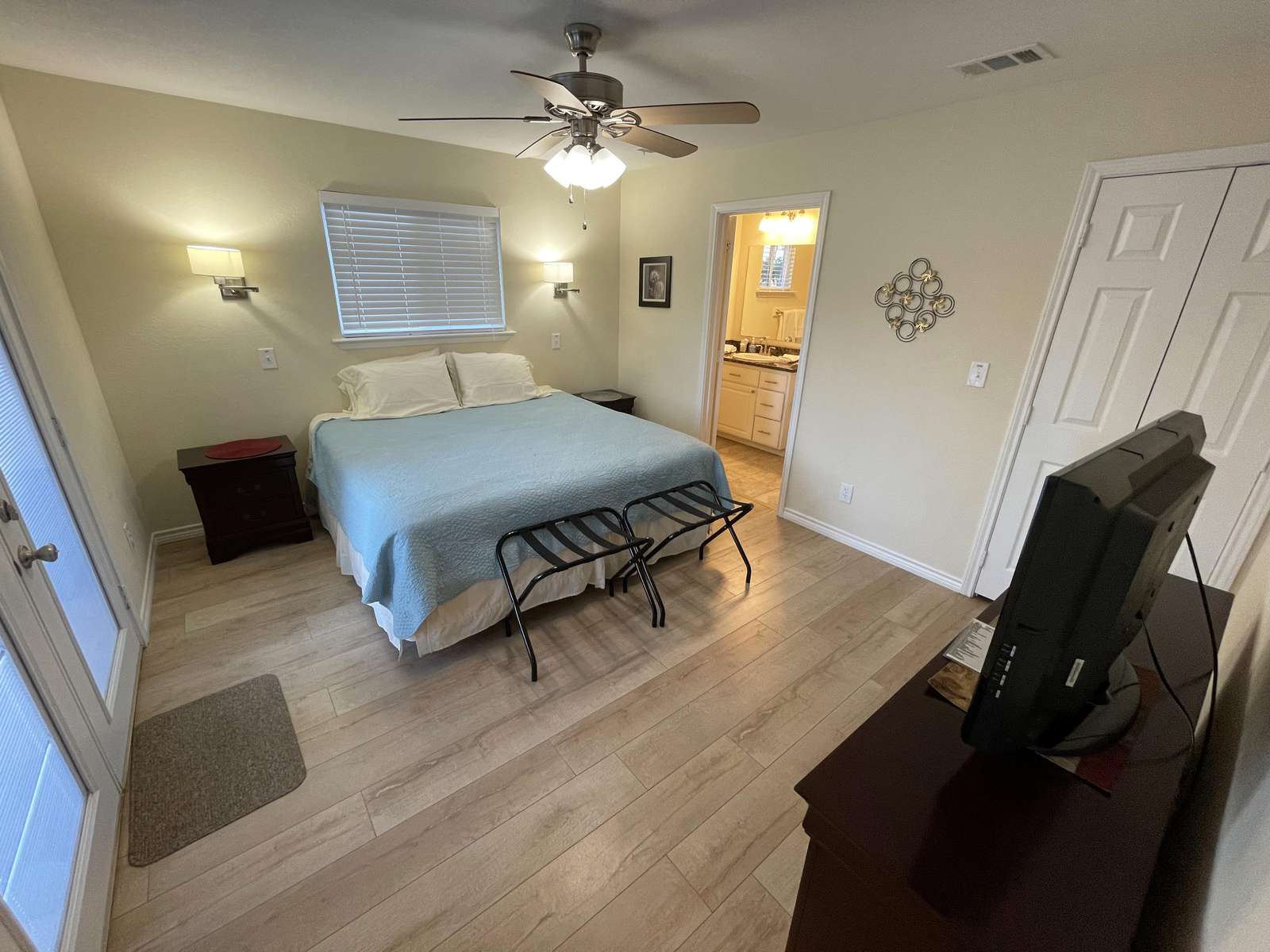 Master Bedroom #2. We have televisions in all our bedrooms with cable.