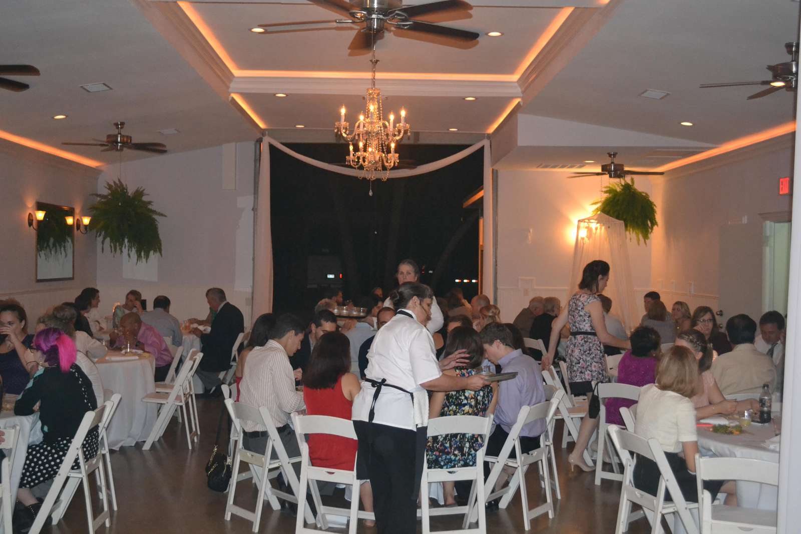 We have an event hall that's perfect for smaller weddings, corporate events and reunions.