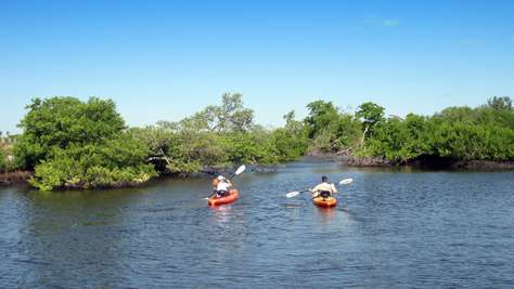 Kayaking in nearby Robinson Preserve