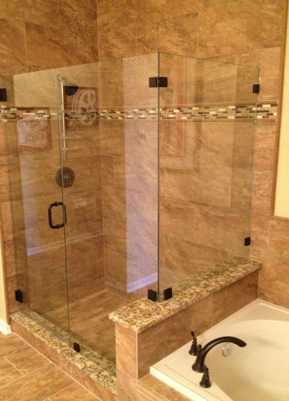 Luxurious shower in master bathroom