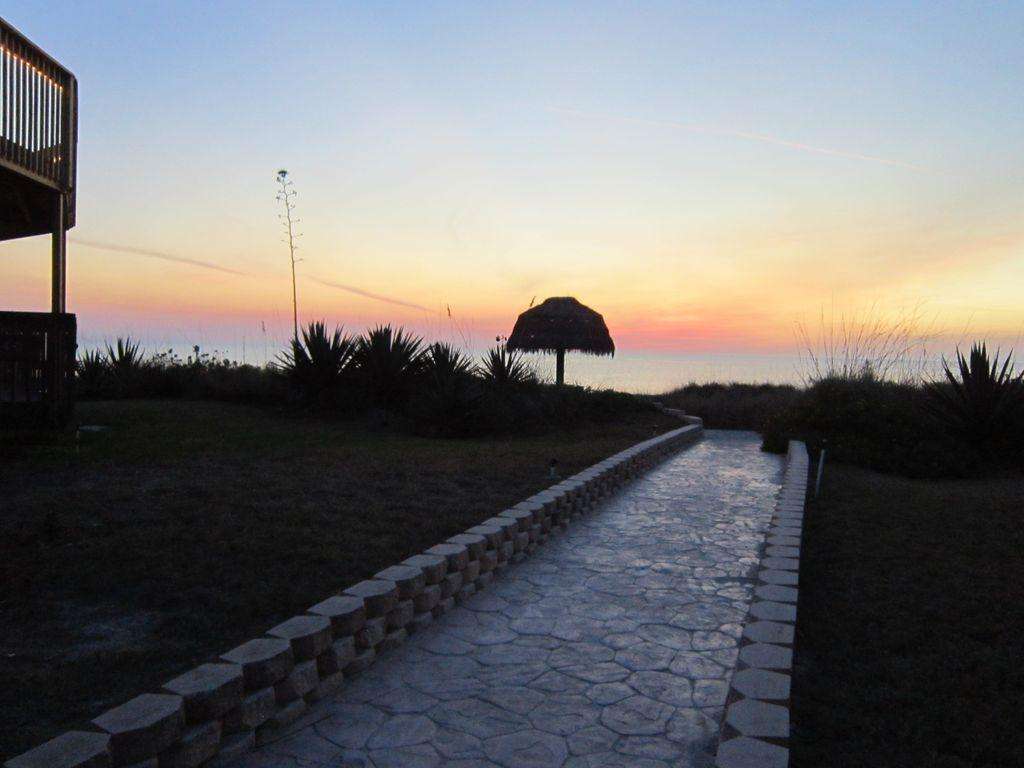 Path to Beach During Sunset