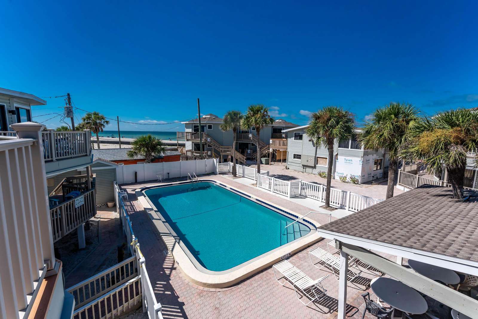 View of Community Pool from Patio