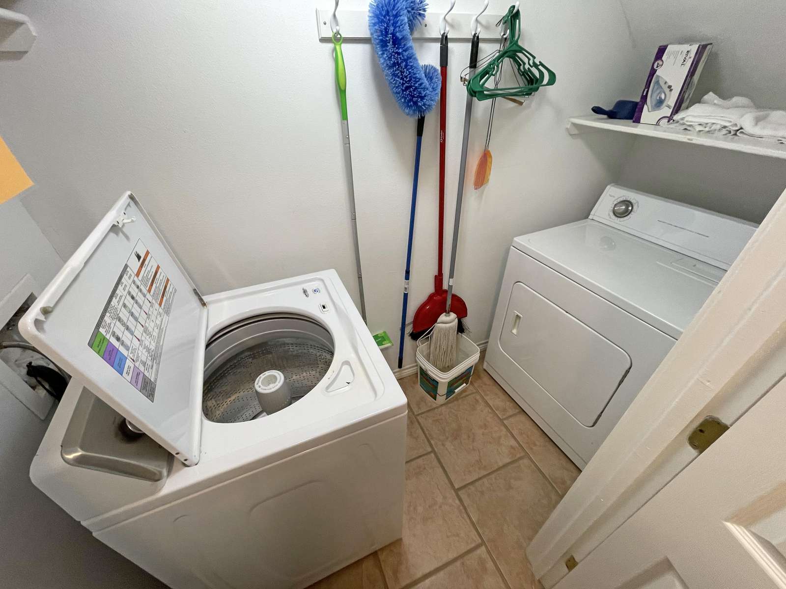 As is the case with all our homes, we have washers and dryers.