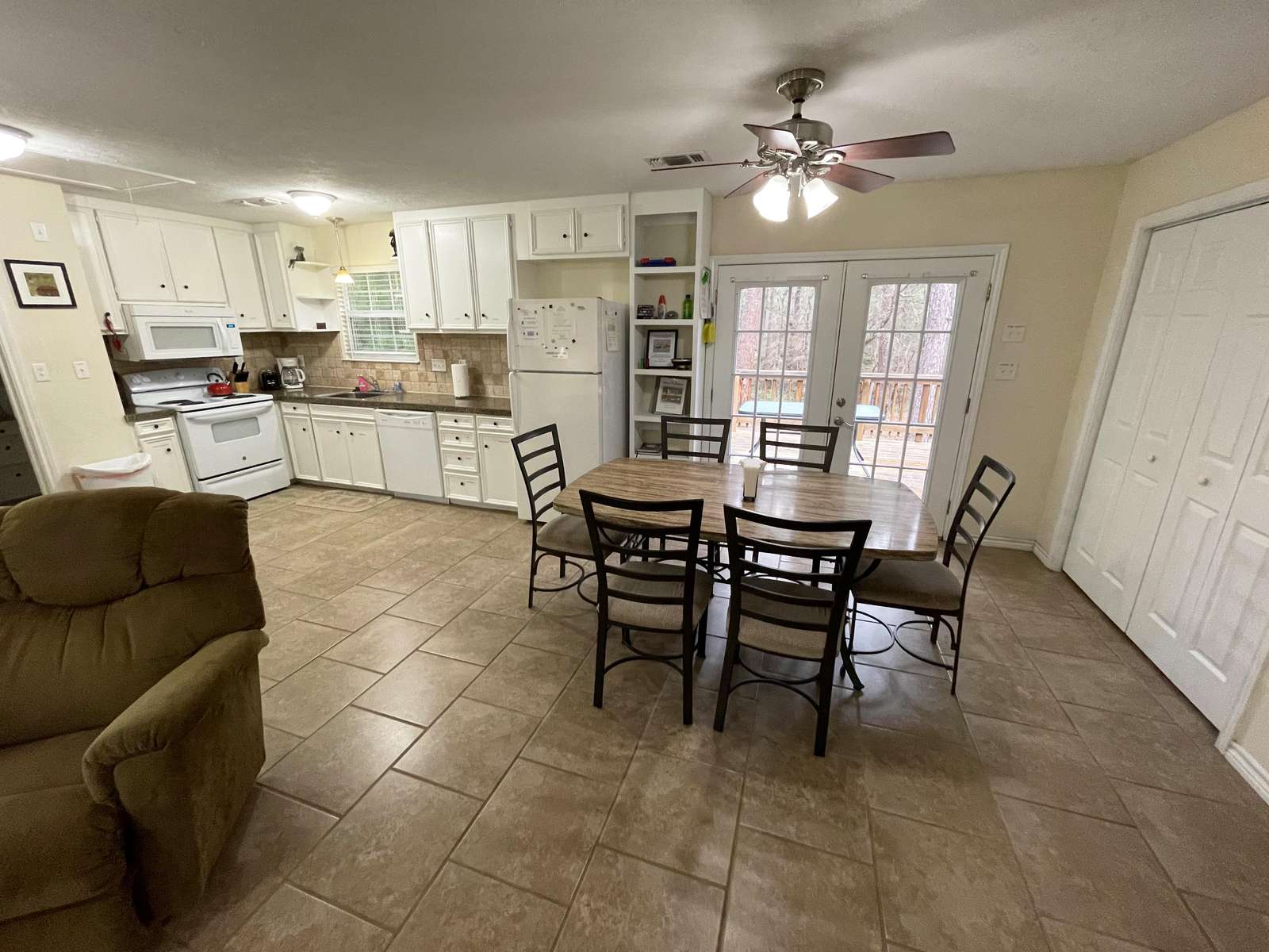 The Kitchen/Dining area.