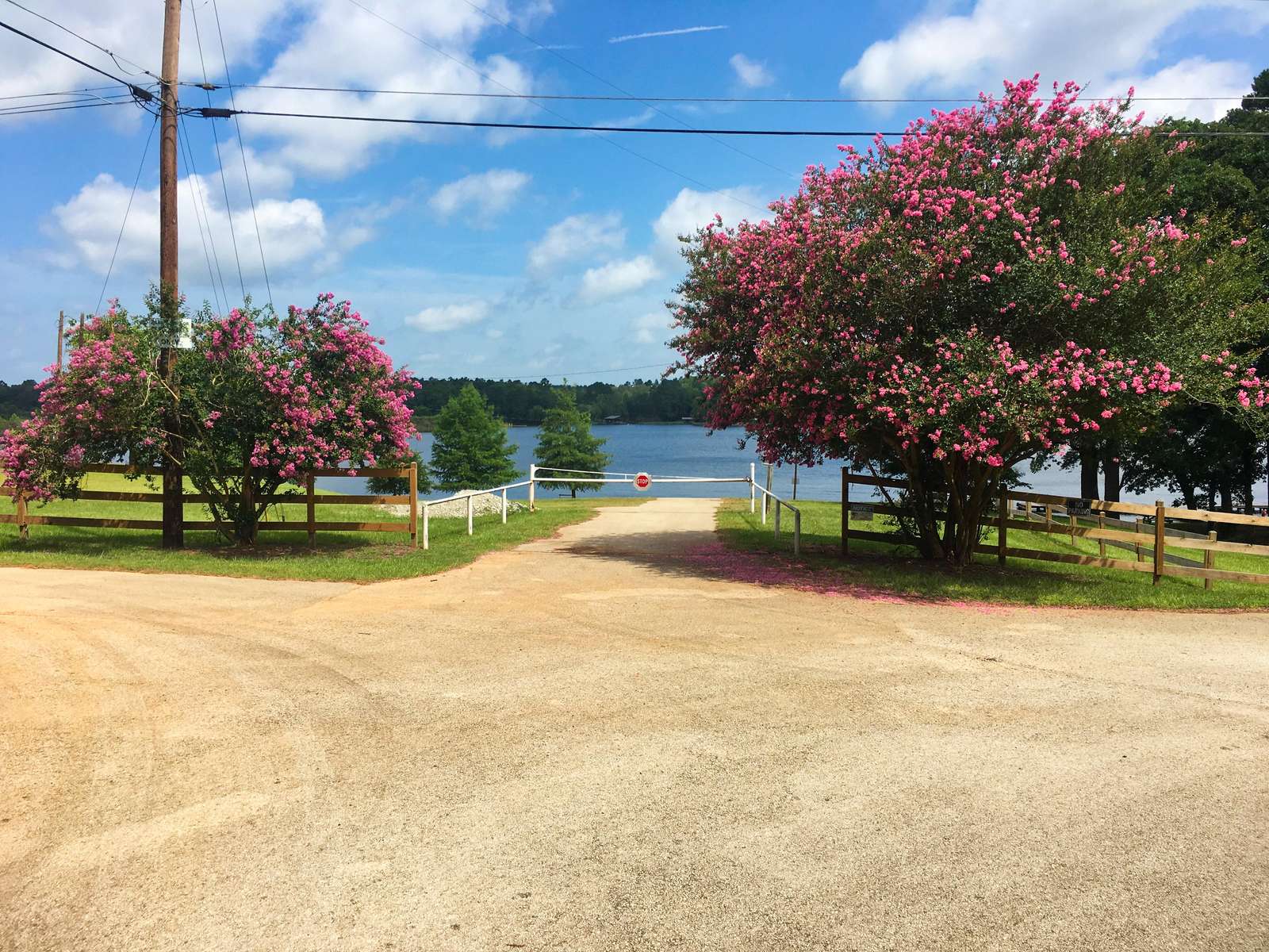 The boat launch and park.