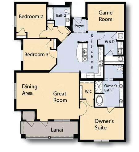 Floor plan of the unit
