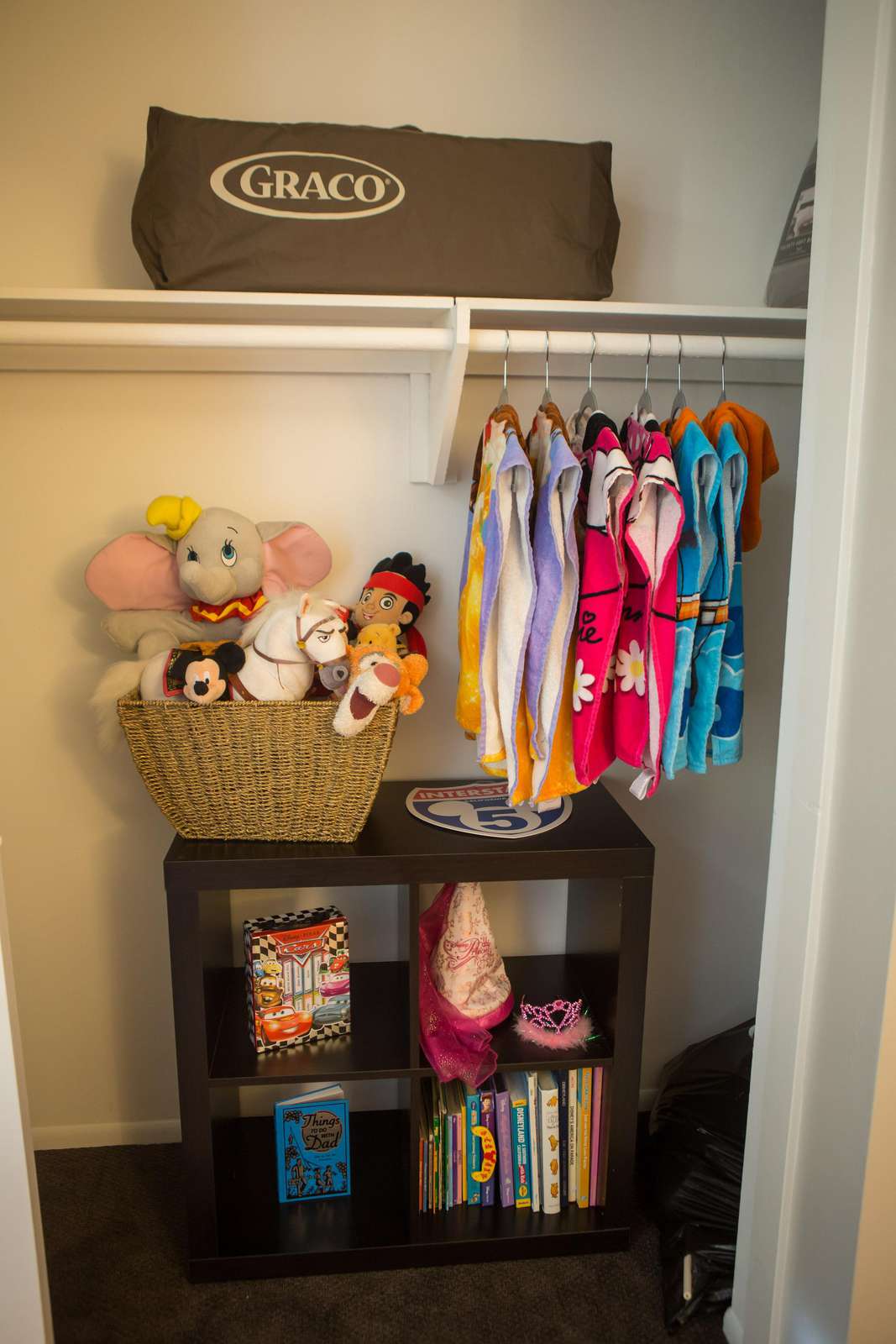 Pack-n-Play, Kid's books and toys and Disney bath towels