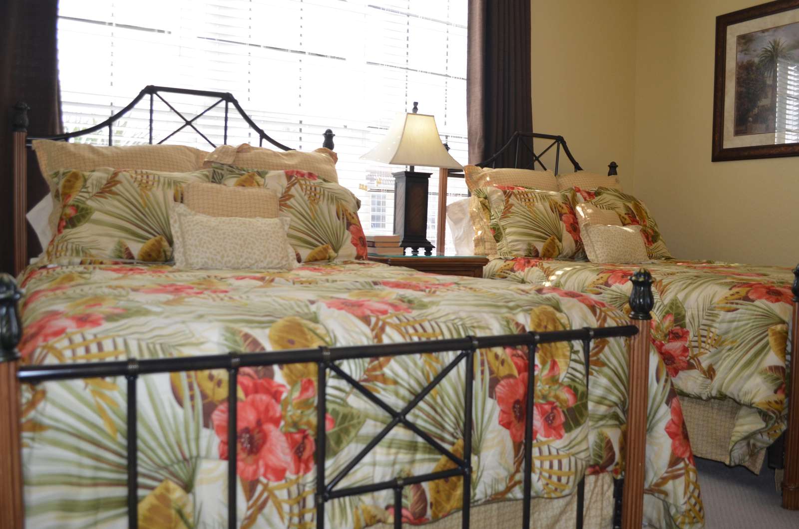 Third bedroom with two full beds