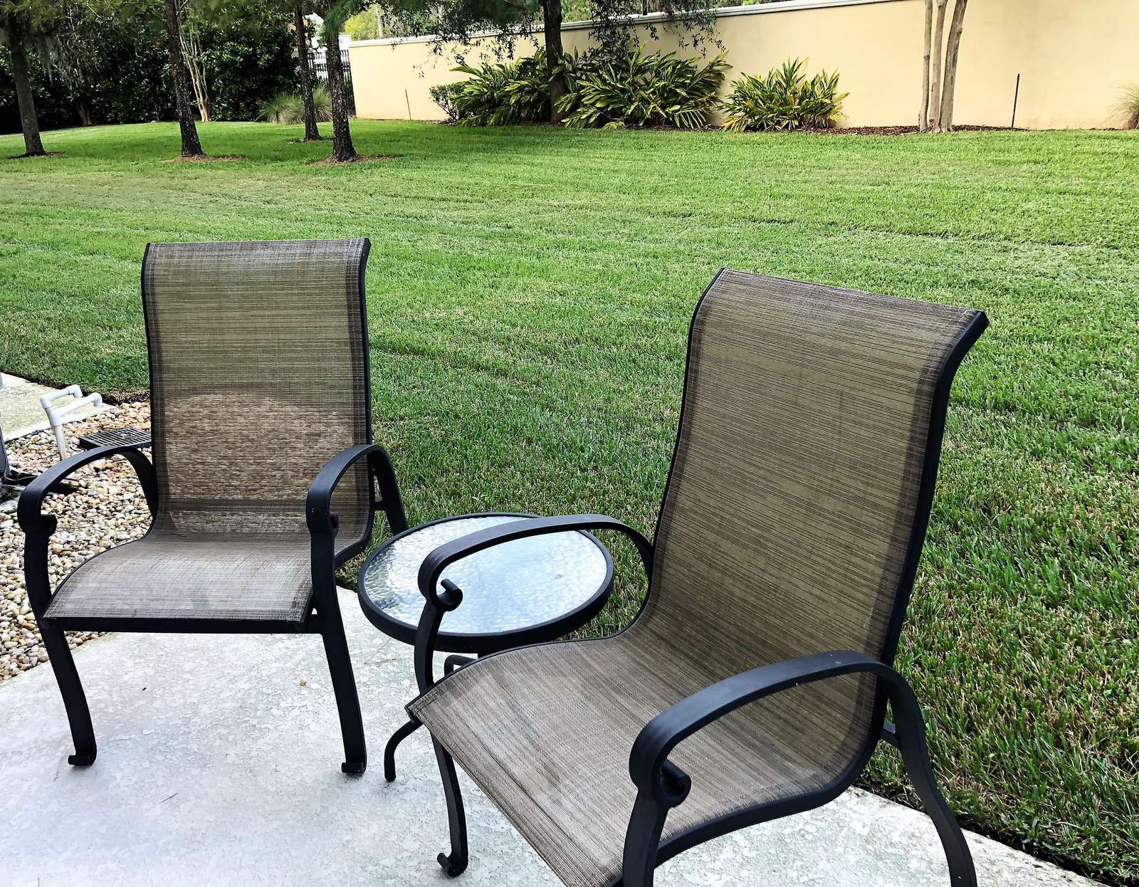 Seating backyard