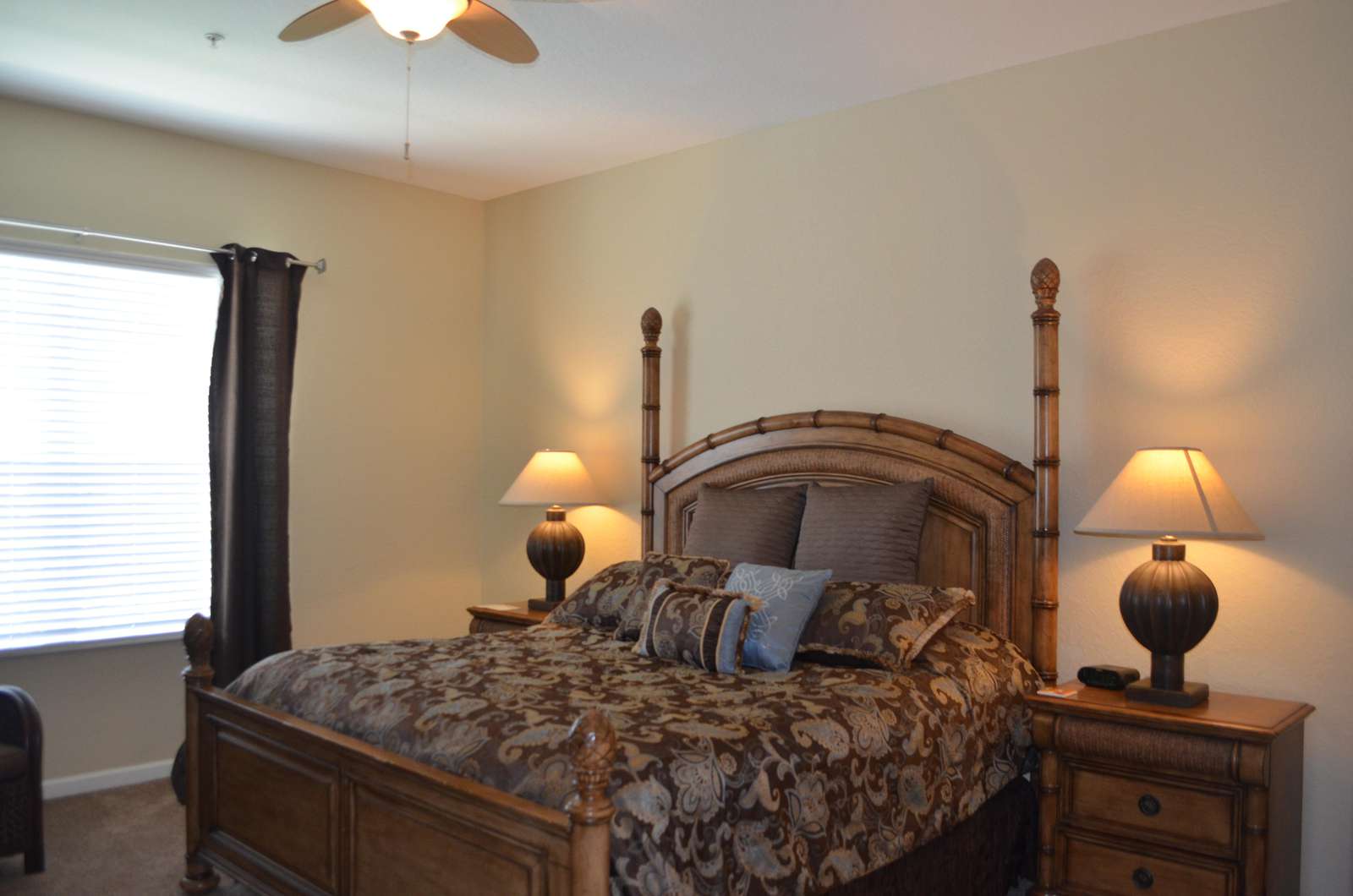 King size bed in Master Bedroom