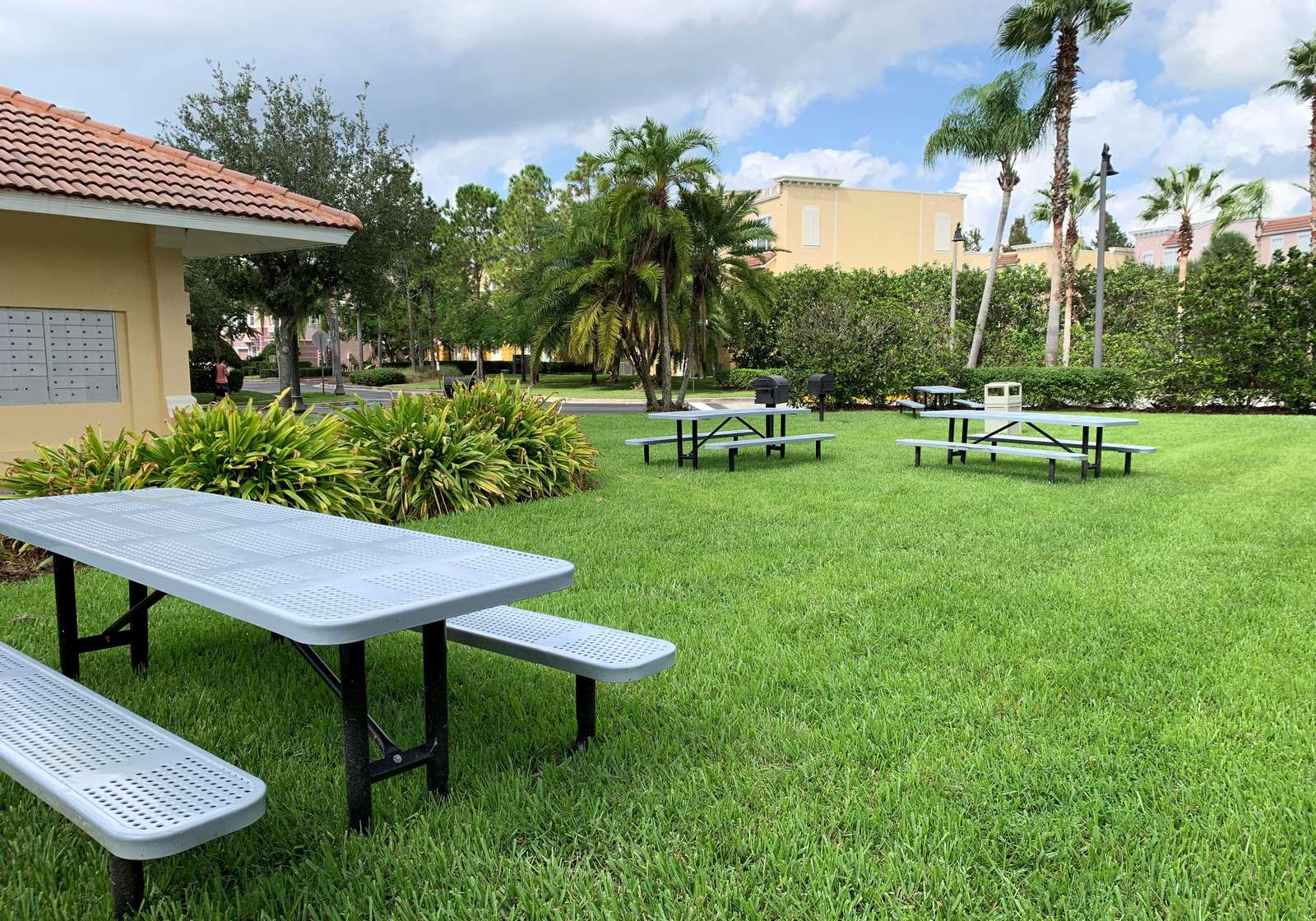 Picnic area and grills
