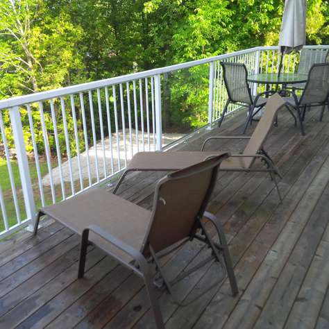 Wrap around deck