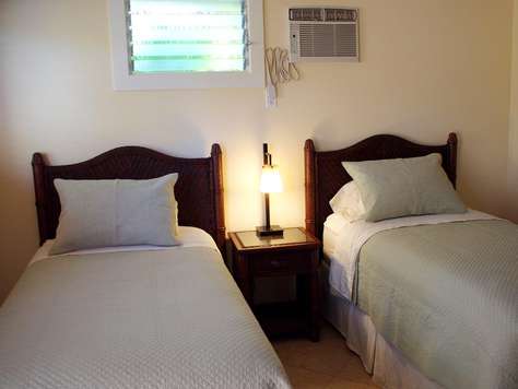 Twin beds (can also be set up as a King)