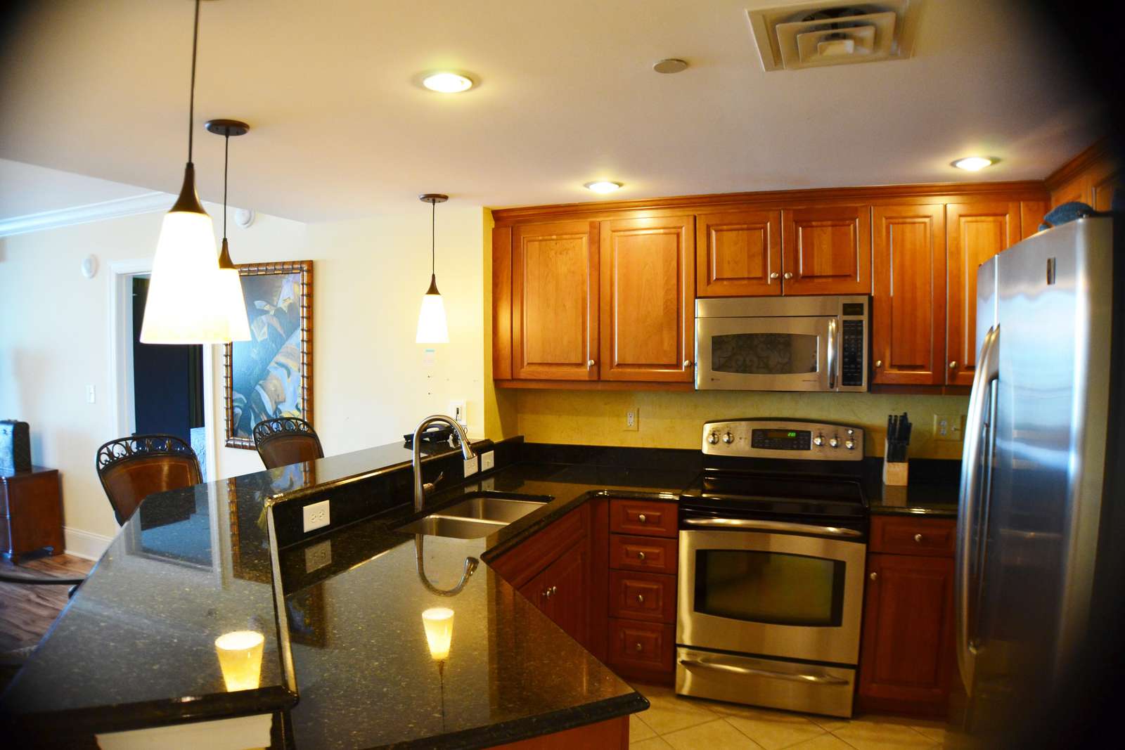 Gourmet, fully equipped kitchen