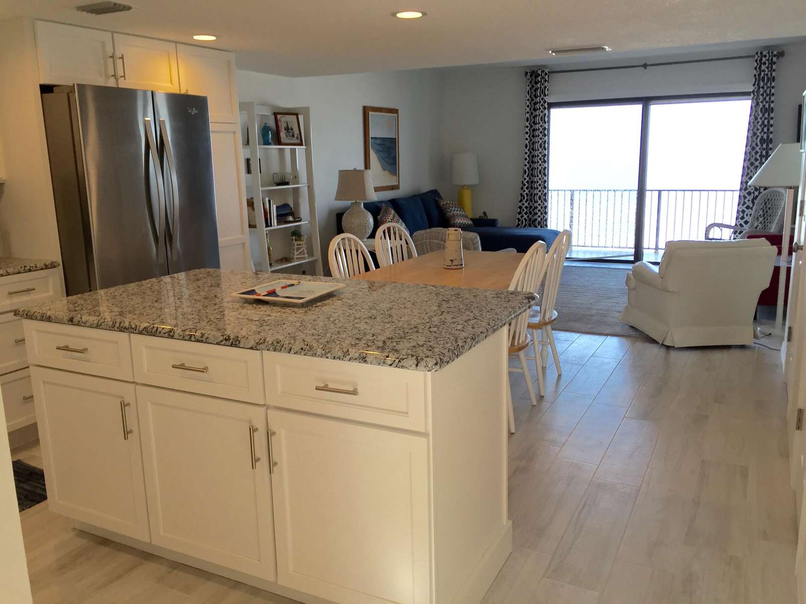 Open Kitchen with view of Ocean