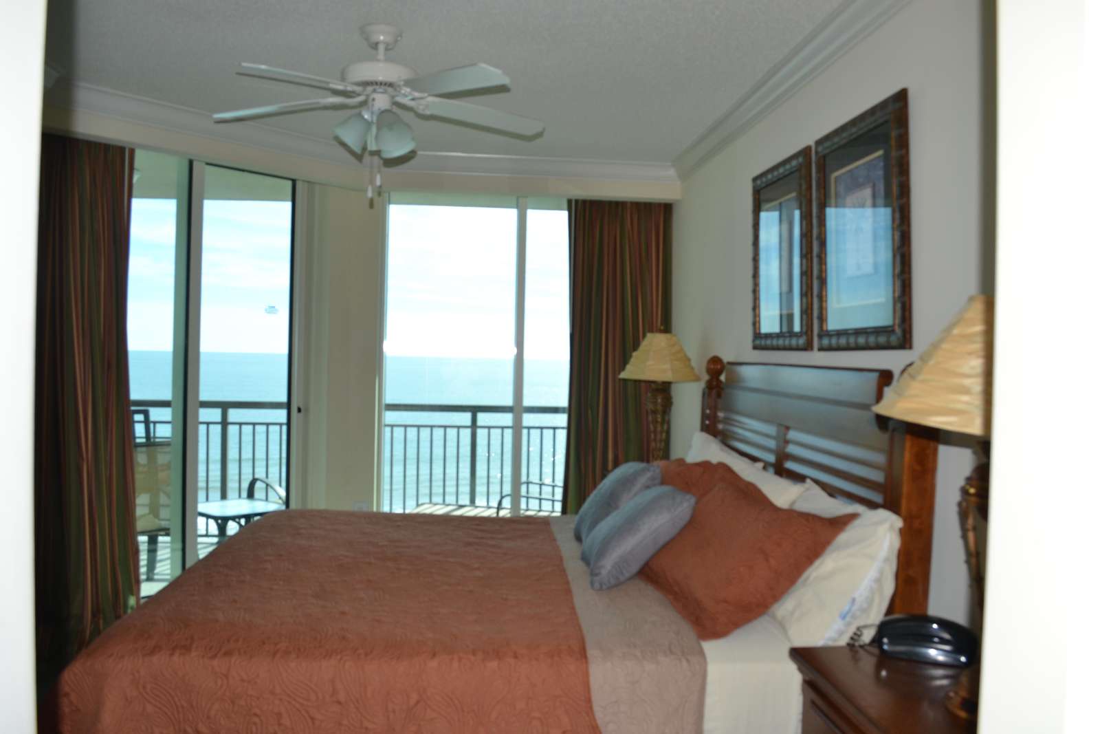 Master Bedroom with ocean views