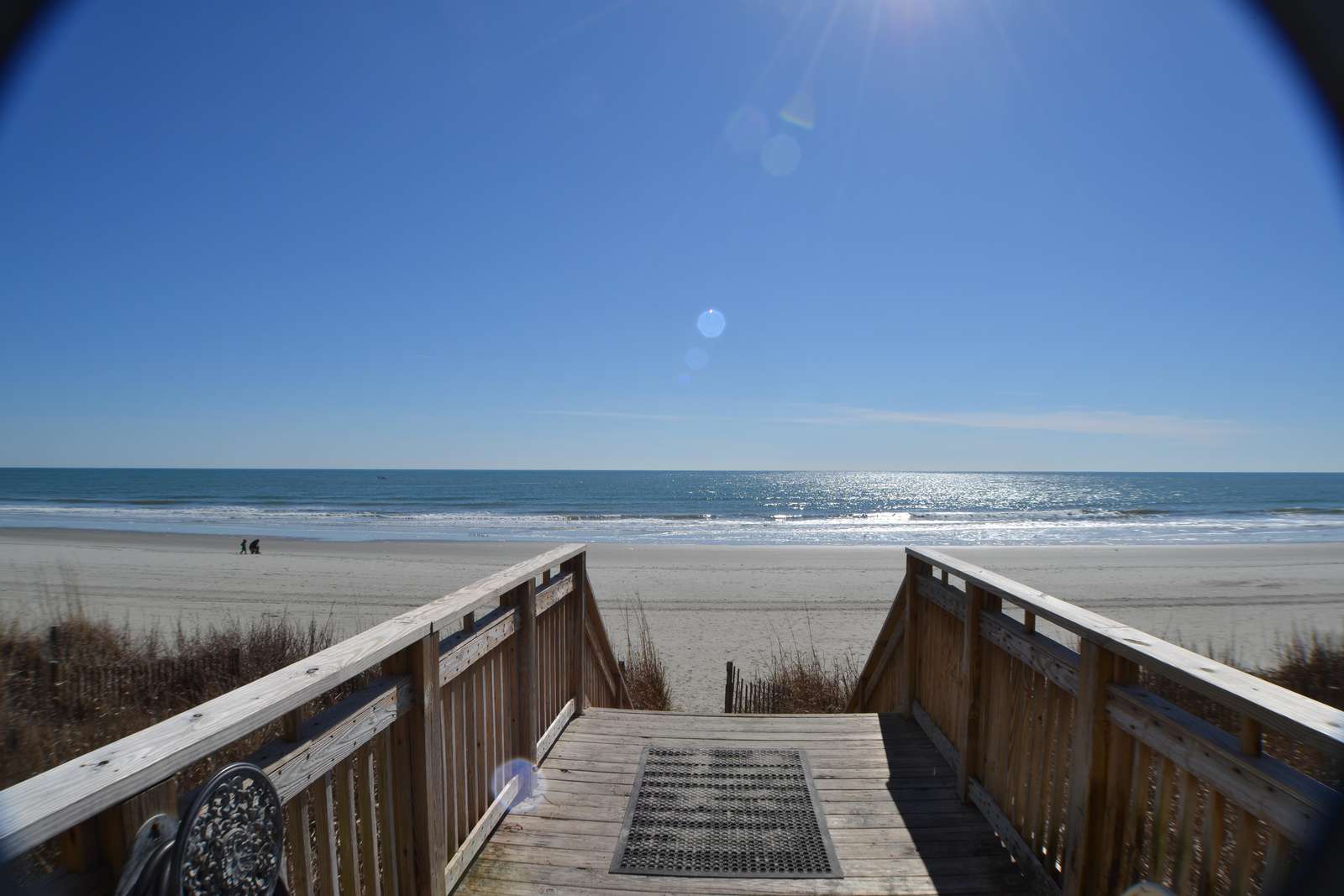 Private beach access