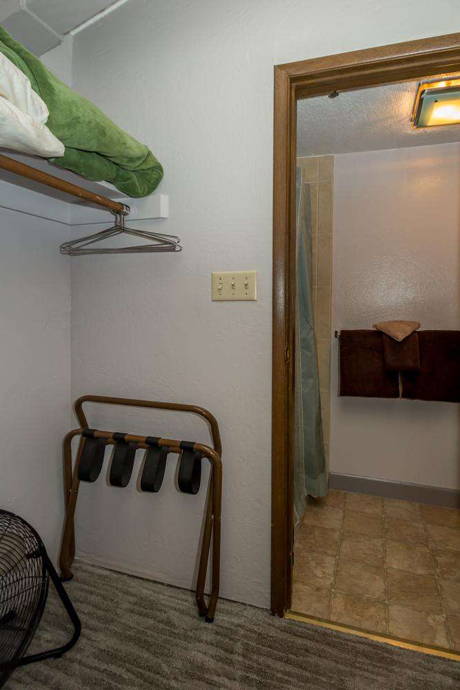 Plenty of closet space.