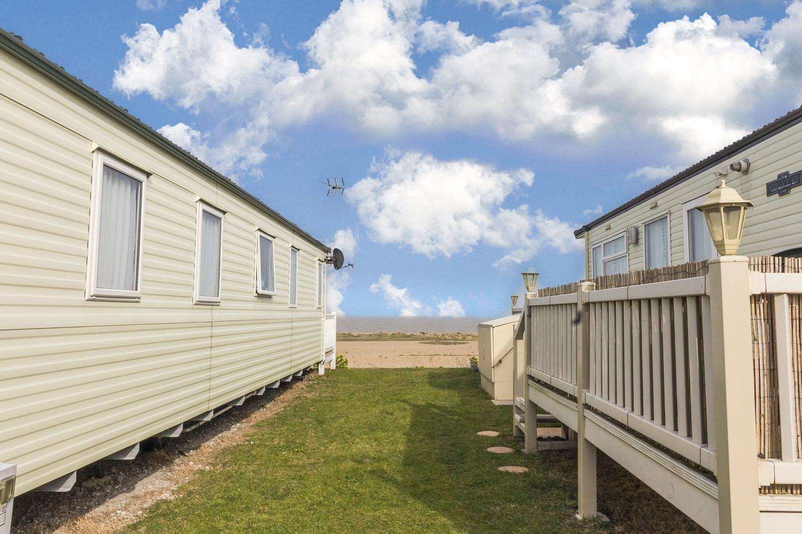 Close to the beach with part sea view!