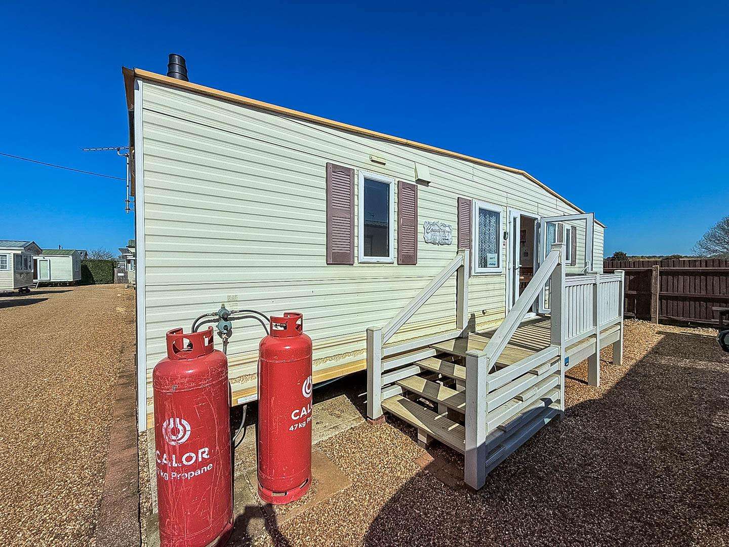 Experience the perfect UK getaway with all the comforts of home in this well-appointed 6-berth caravan located on Lee's Caravan Park along the beach front of Hunstanton. - property
