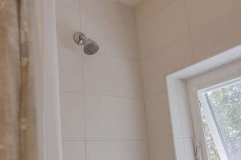 Shower in bath