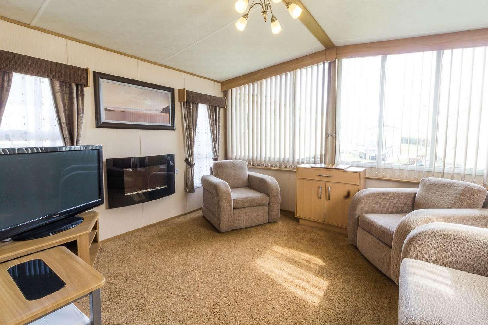 Don't forget to download your loyalty card after staying in this caravan for hire.